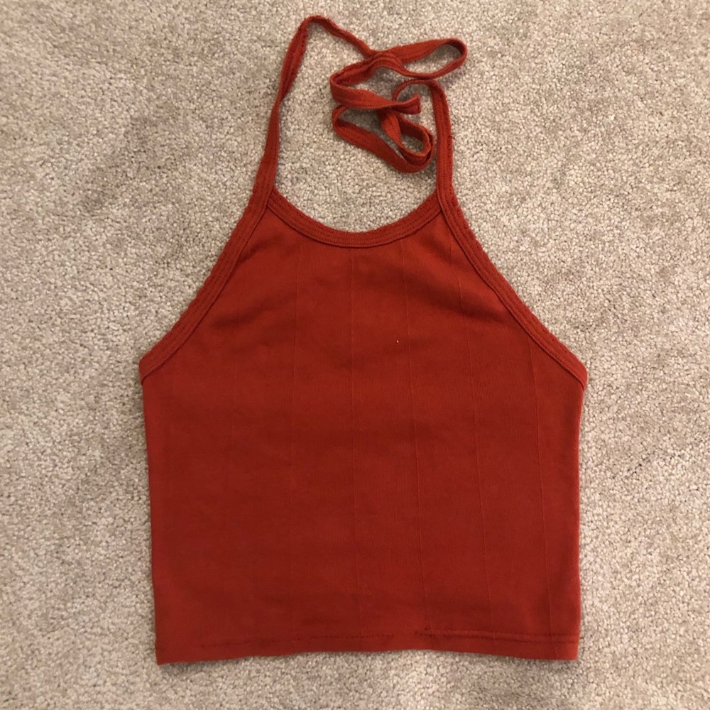Urban Outfitter's Orange Halter Top